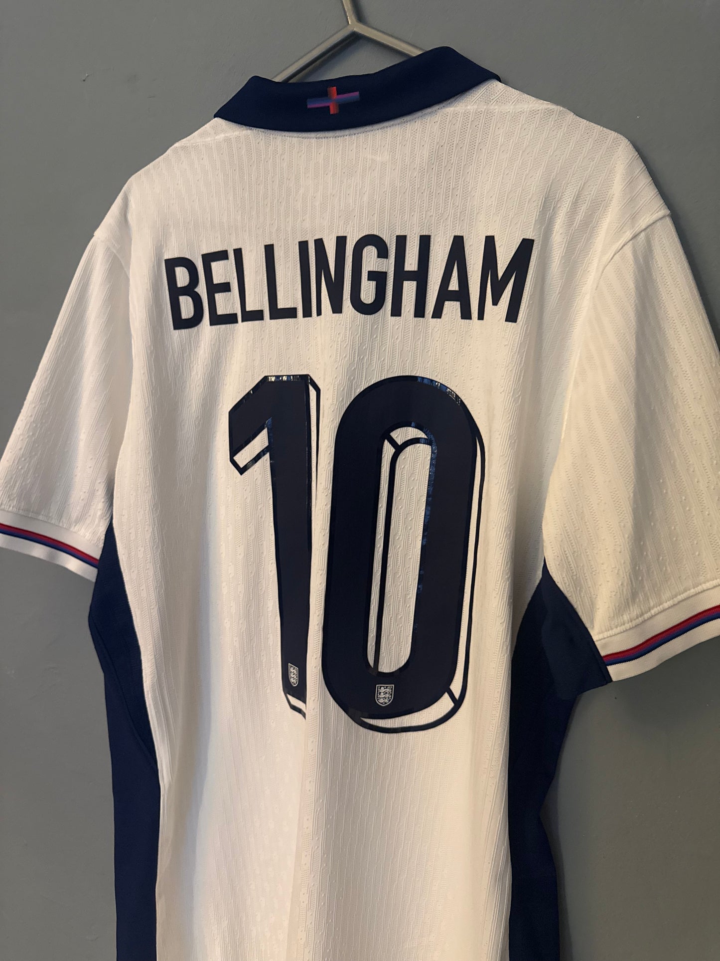 England Football Shirt - 2024 - Home - Dri-fit ADV - Medium - #10 Jude Bellingham