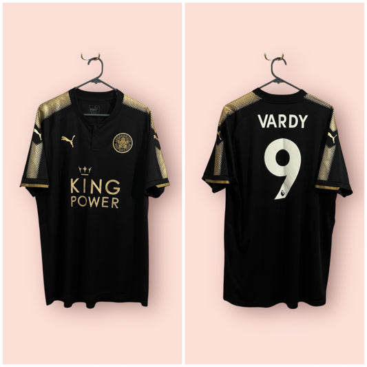 Leicester City Football Shirt - 2017 / 2018 - Away - XL - #9 Jamie Vardy