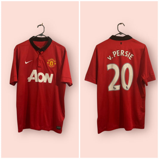 Manchester United Football Shirt - 2013 / 2014 - Large - #20 van Persie