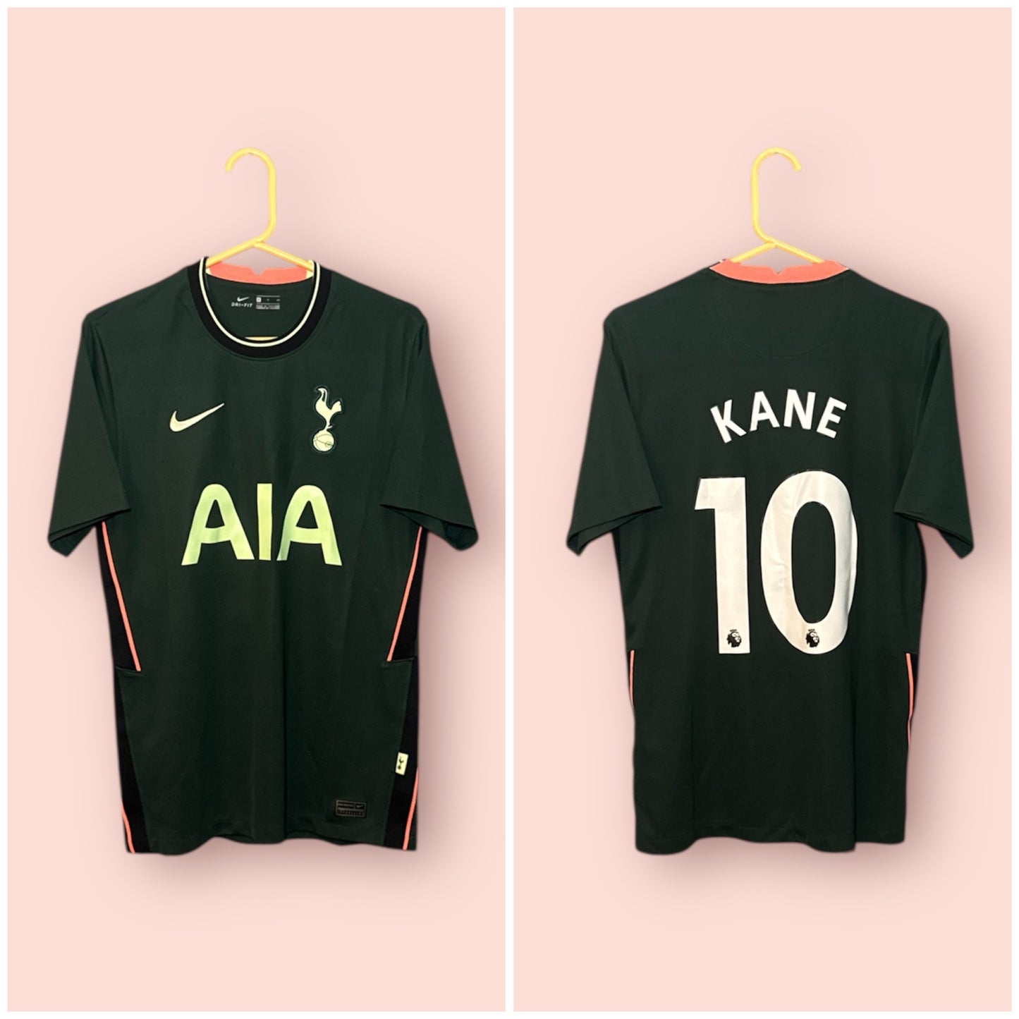 Tottenham Hotspur Football Shirt - 2020 / 2021 - Away - Small - #10 Harry Kane