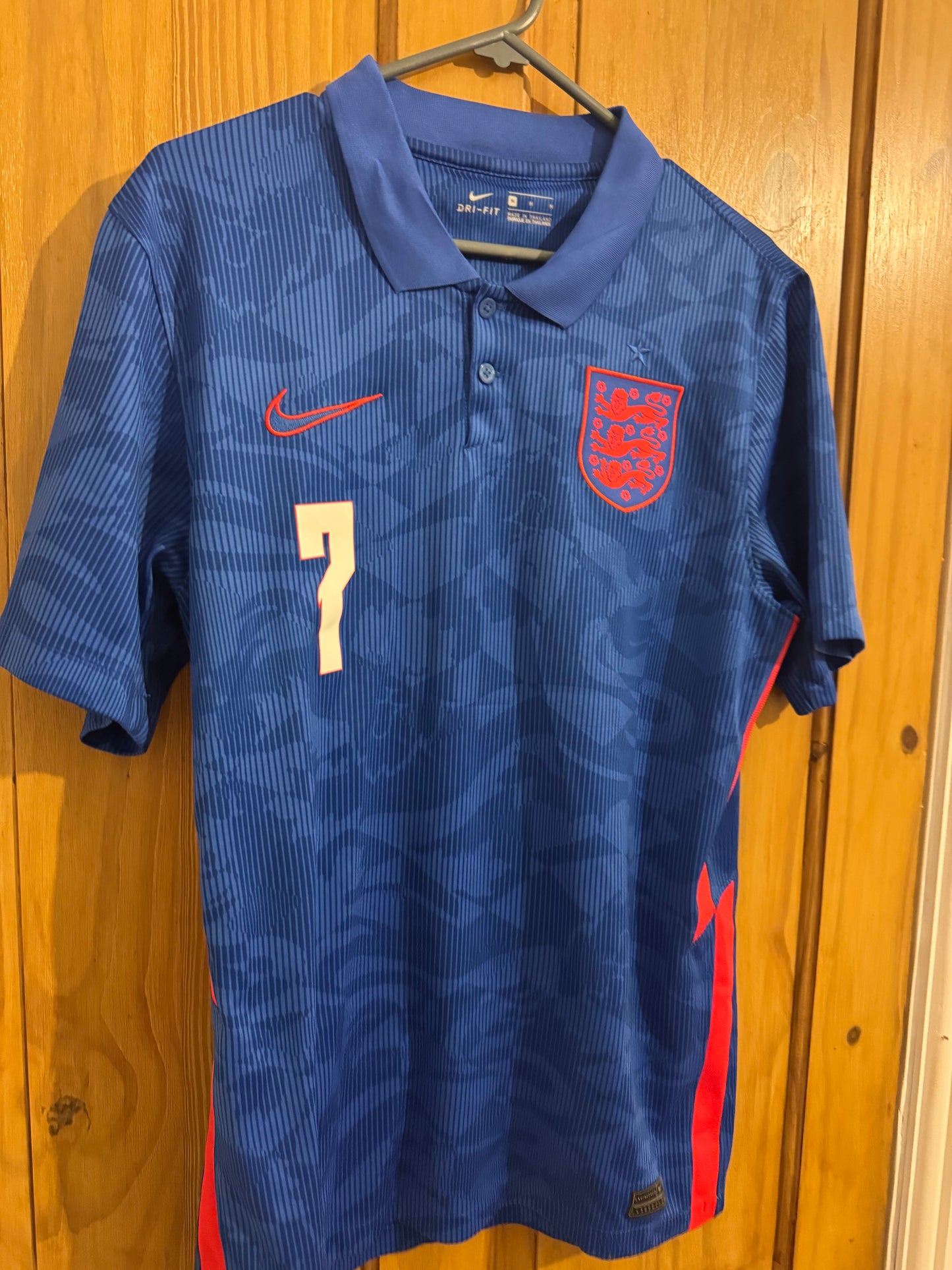 England Football Shirt - 2020 - Away - Medium - #7 Jack Grealish