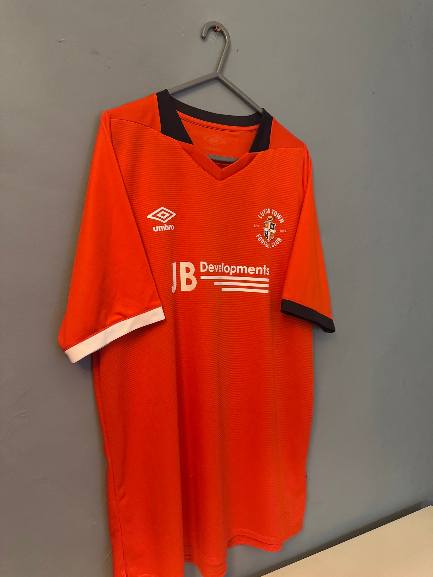Luton Town Football Shirt - 2020 / 2021 - Home - Large
