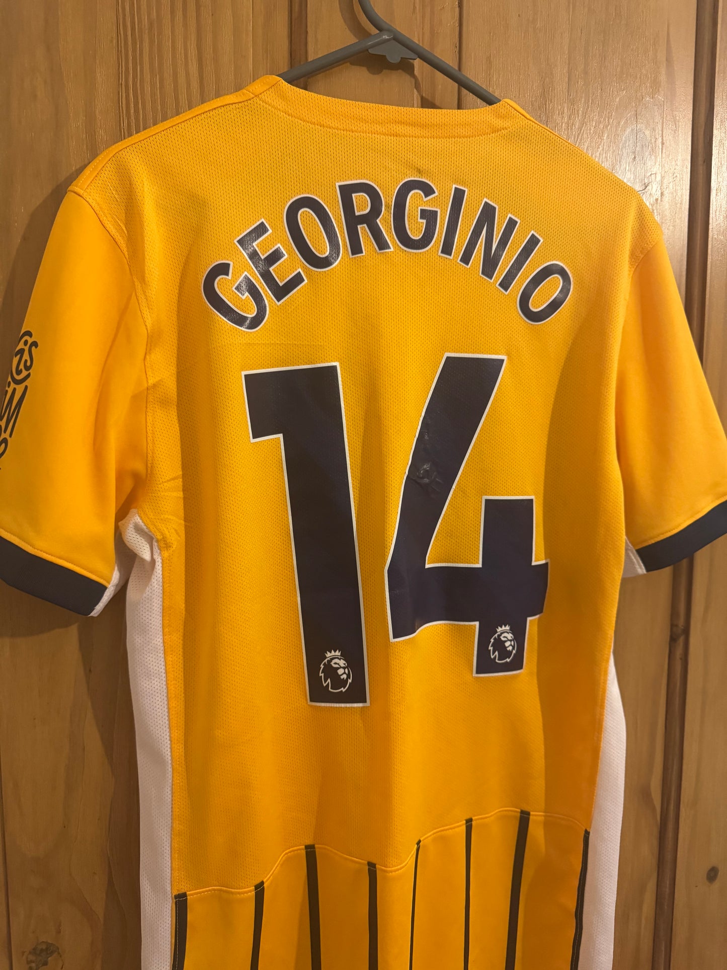 Brighton & Hove Albion Football Shirt - 2024 / 2025 - Away - #14 Georginio