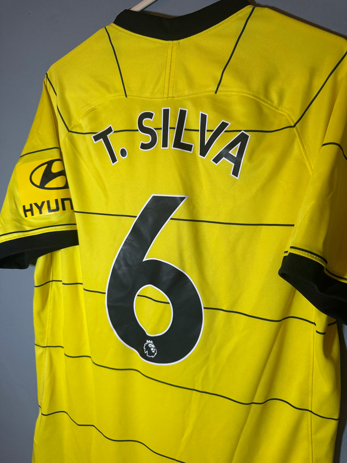Chelsea Football Shirt - 2021 / 2022 - Away - Medium - #6 Thiago Silva