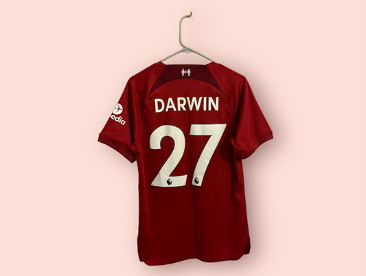 Liverpool Football Shirt - 2022 / 2023 - Home - Small - #27 Darwin Nunez