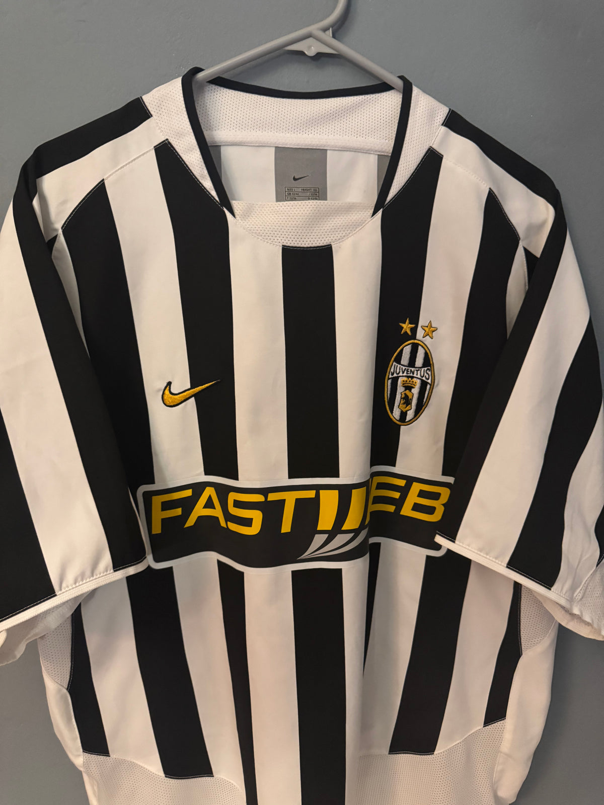 Juventus Football Shirt - 2003 / 2004 - Home - Large