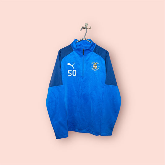 Luton Town Football Shirt - 2016 / 2017 - 1/4 Zip Training Top - #50 - Small