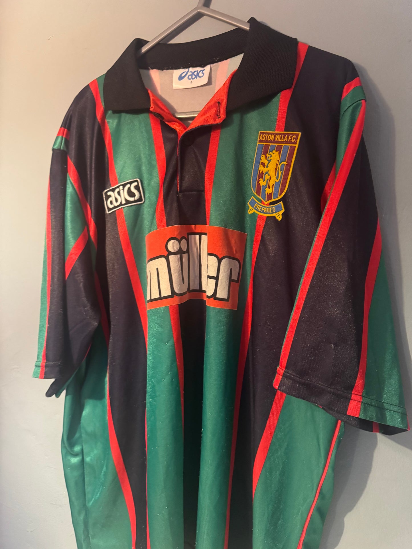 Aston Villa Football Shirt - 1993 / 1994 / 1995 - Away - Large - Rare