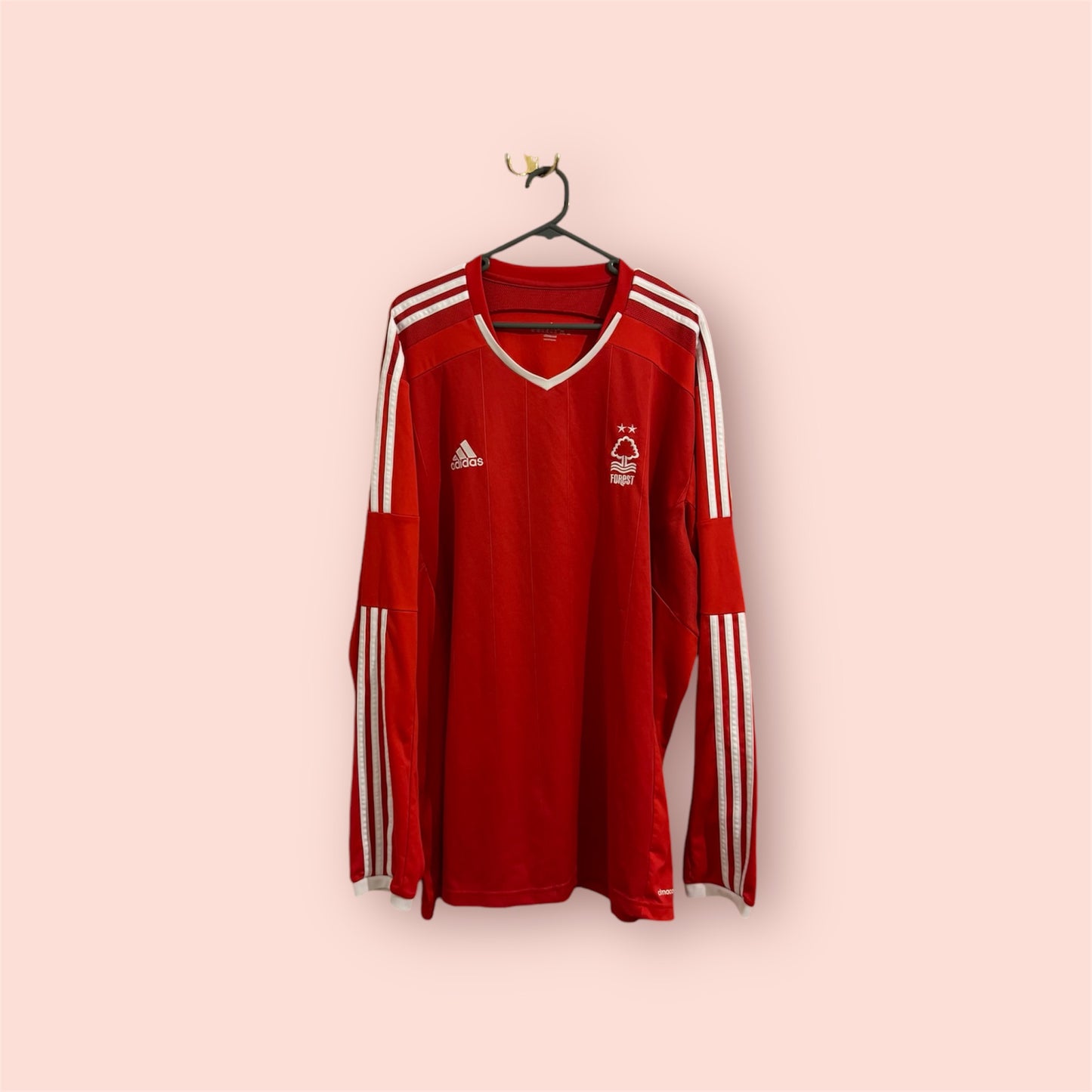 Nottingham Forest Football Shirt - 2014 / 2015 - Home - 3XL - Rare Long Sleeves