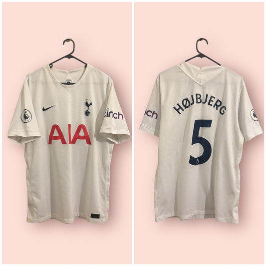 Tottenham Hotspur Football Shirt - 2021 / 2022 - Home - Large - #5 Hojbjerg