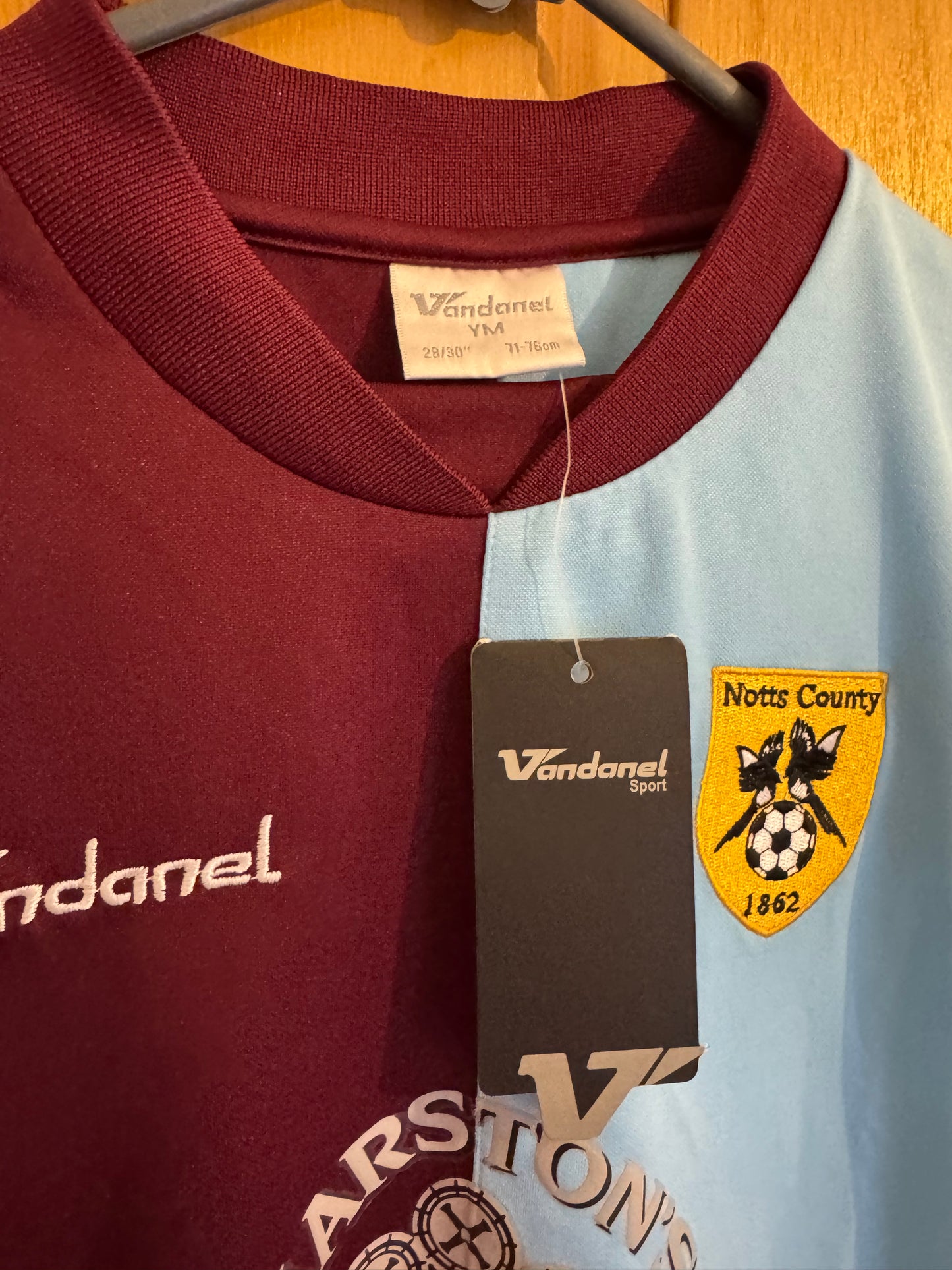 Notts County Football Shirt - 2008 / 2009 - Away - Youth Medium - New with Tags