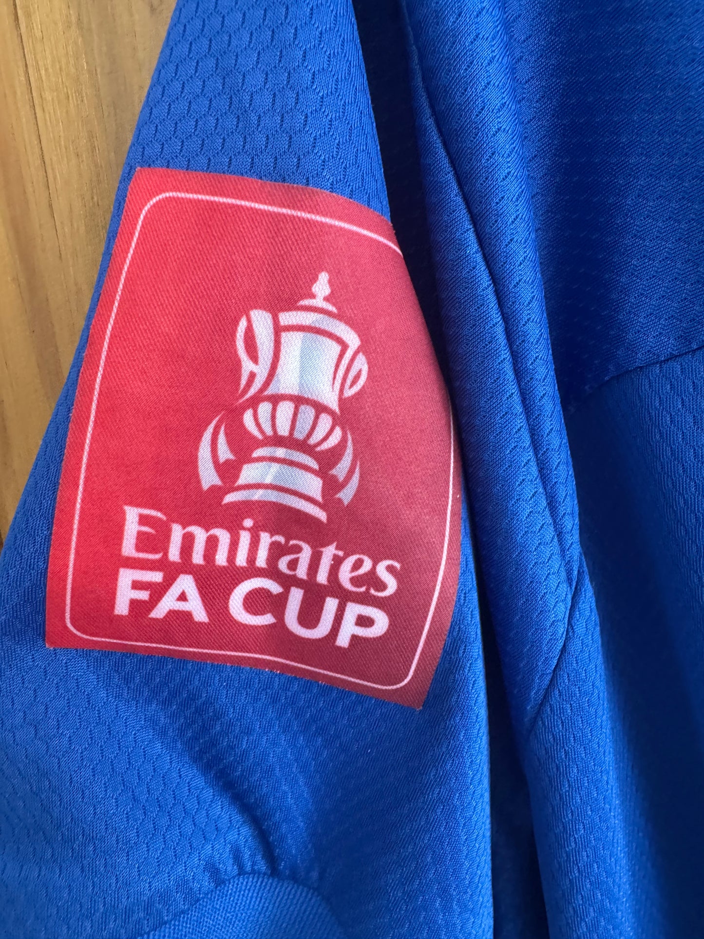 Leicester City Football Shirt - 2020 / 2021 - Home - XL - FA Cup Arm Patch