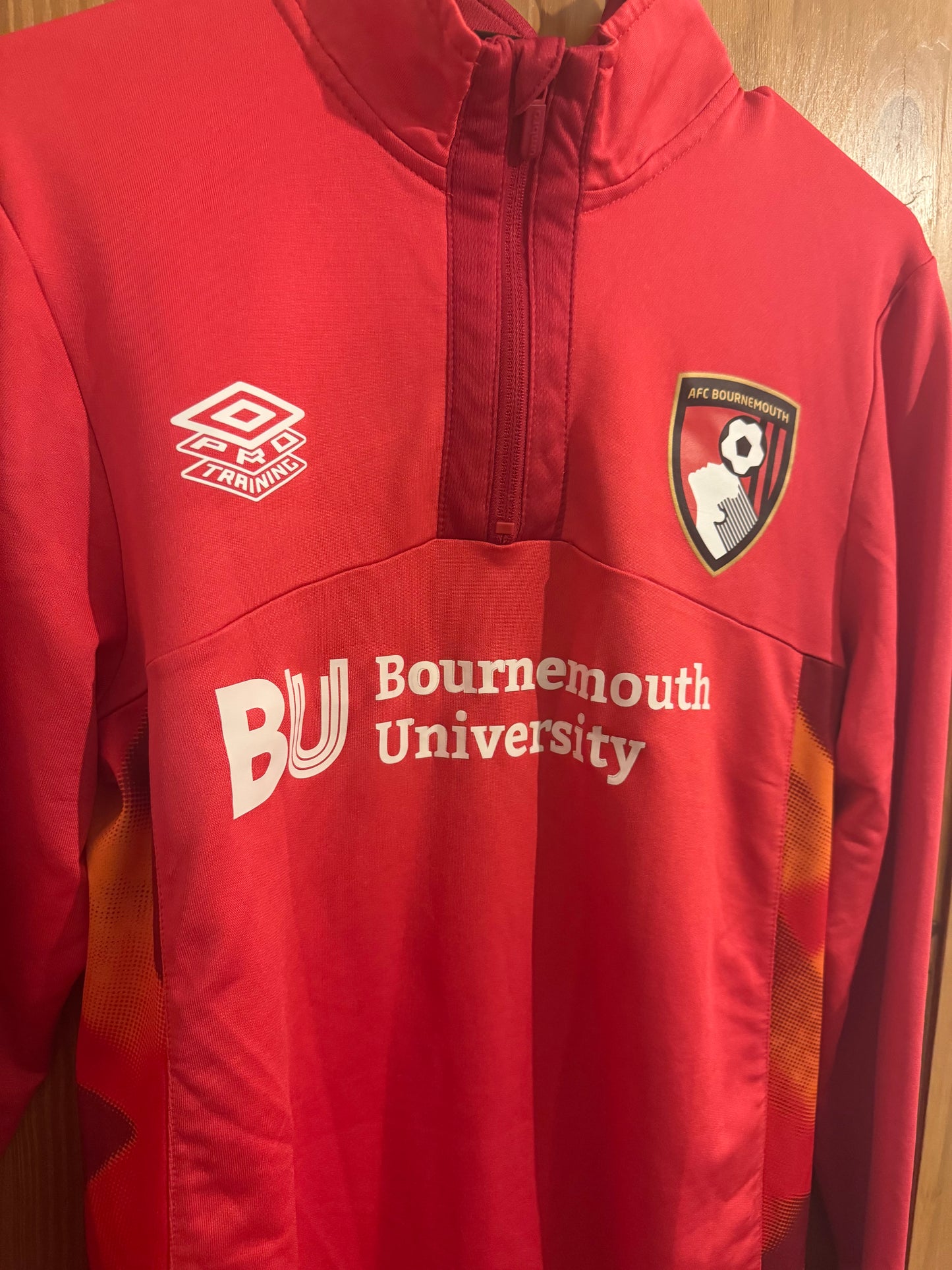 AFC Bournemouth Football Shirt - 2022 / 2023 / 2024 - 1/4 Zip Training Top - Small