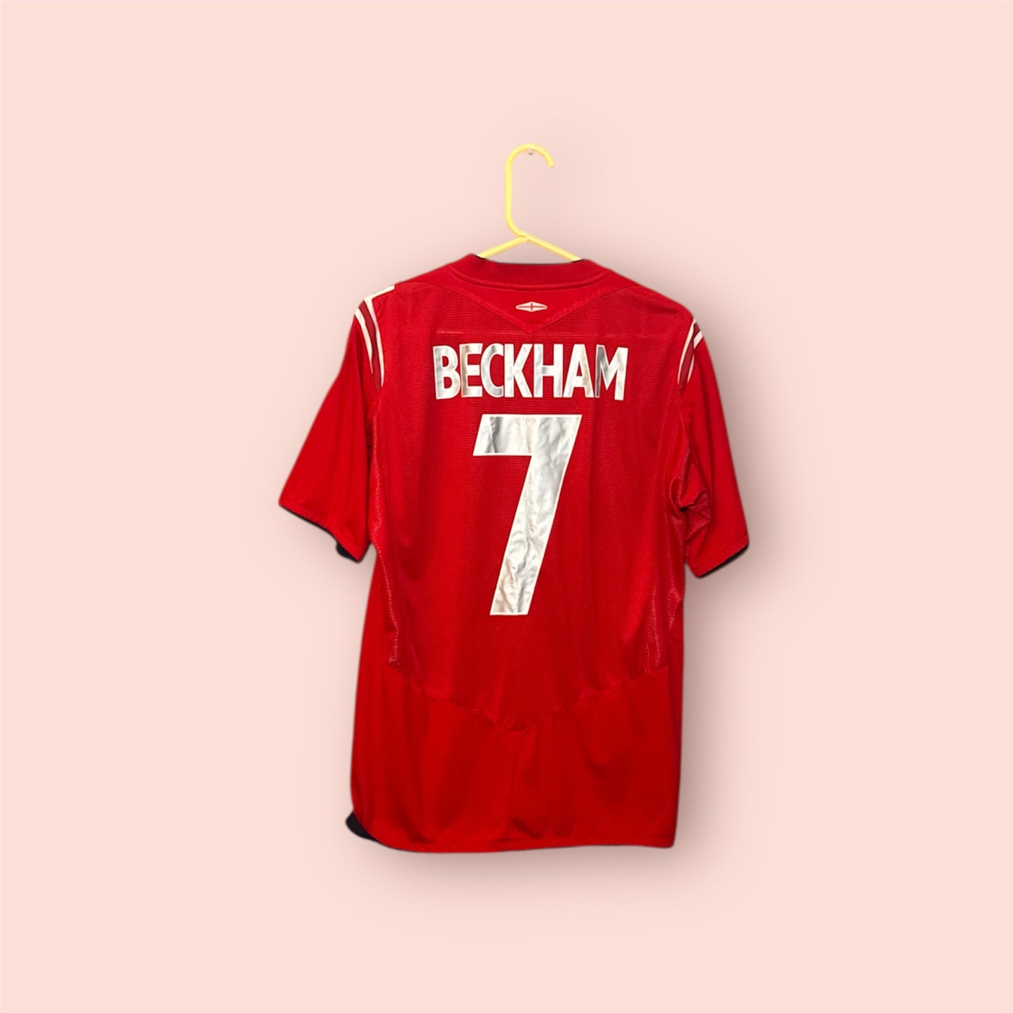 England Football Shirt - 2004 / 2005 / 2006 - Away - Large - #7 David Beckham