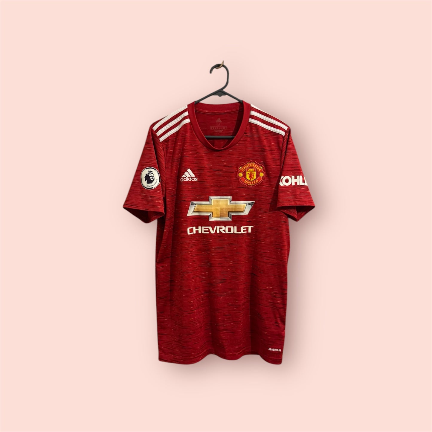 Manchester United Football Shirt - 2020 / 2021 - Home - Medium - #3 Bailly