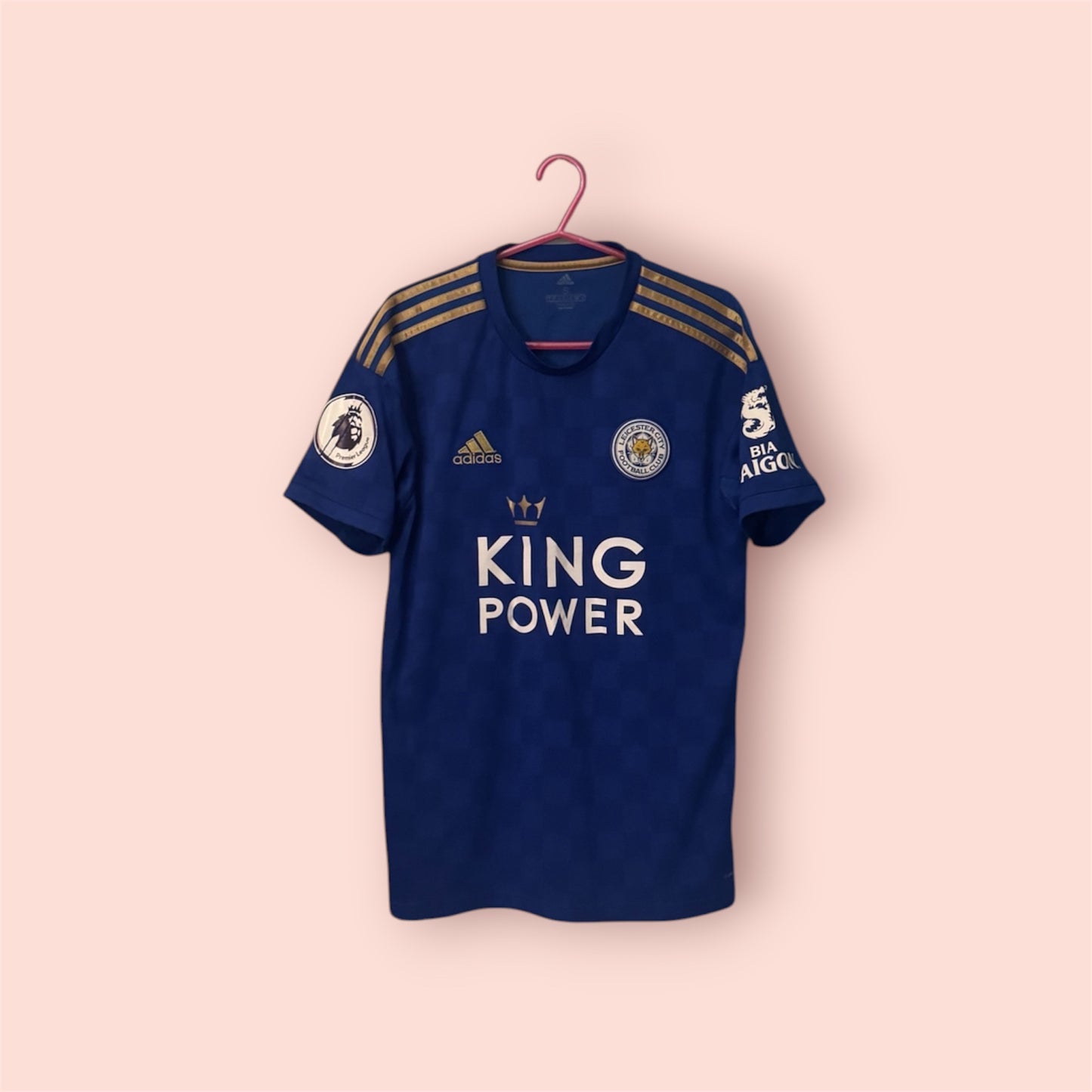 Leicester City Football Shirt - 2019 / 2020 - Home - Small - #9 Jamie Vardy