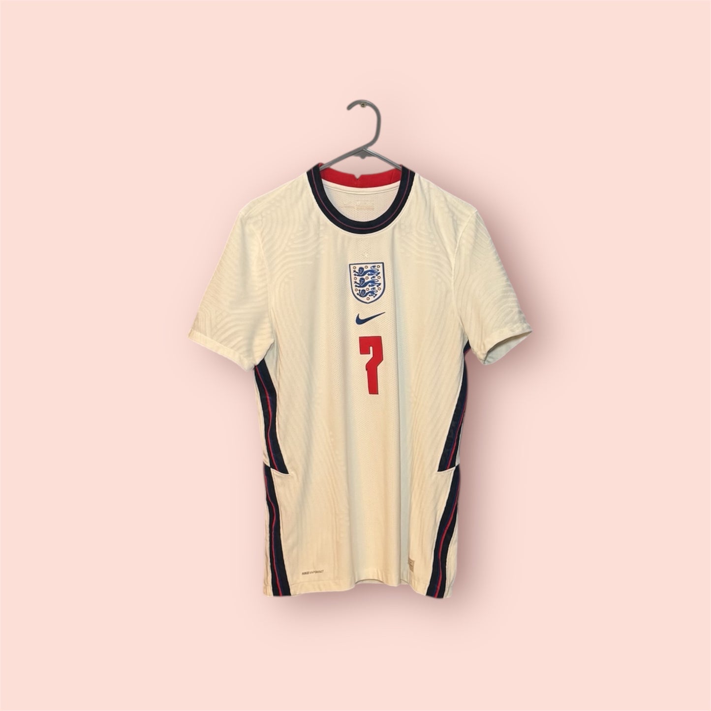 England Football Shirt - 2020 - Home - Medium - Vaporknit - #7 Jack Grealish