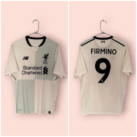 Liverpool Football Shirt - 2017 / 2018 - Away - Small - #9 Roberto Firmino