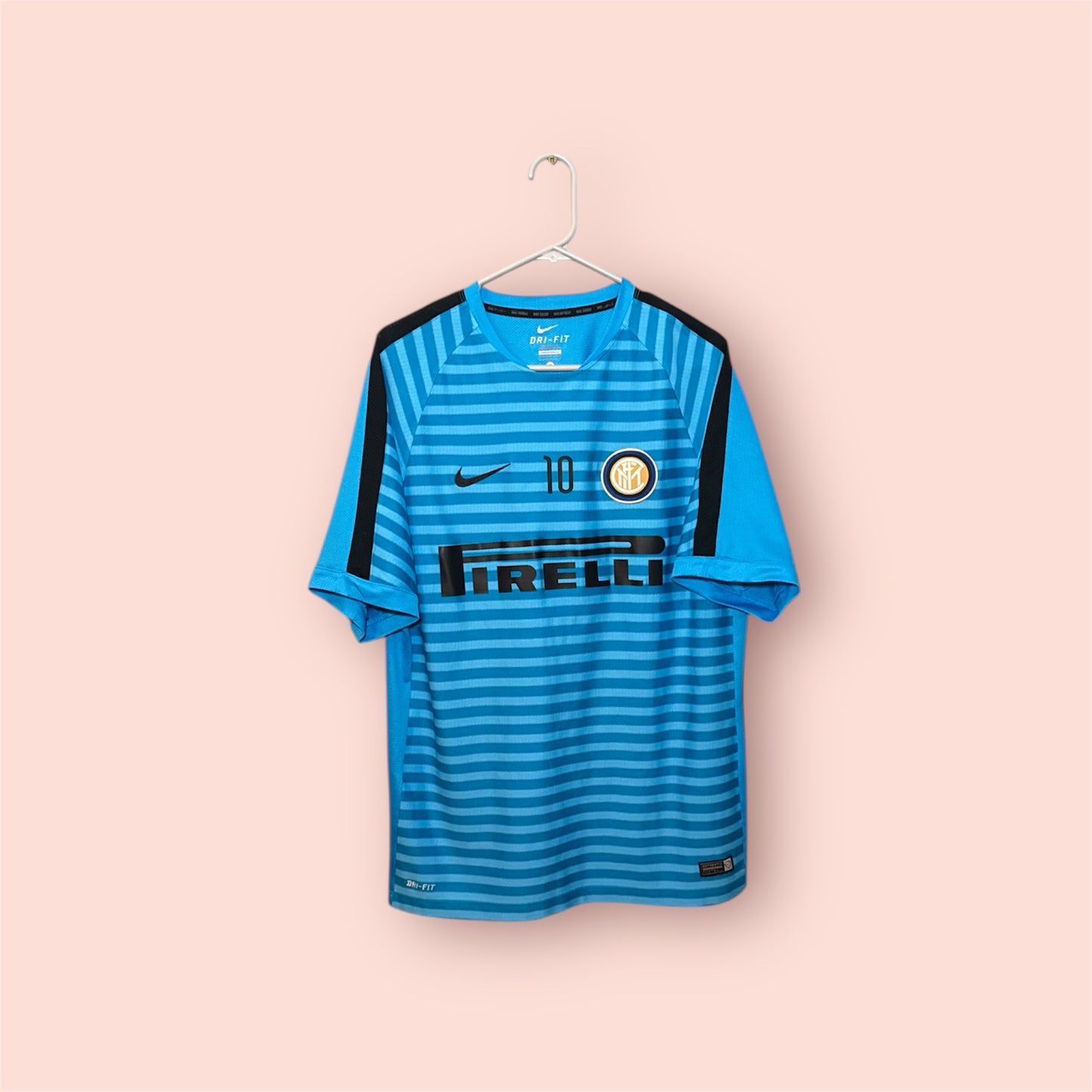 Inter Milan Football Shirt - 2015 / 2016 - Training Top - XL - #10