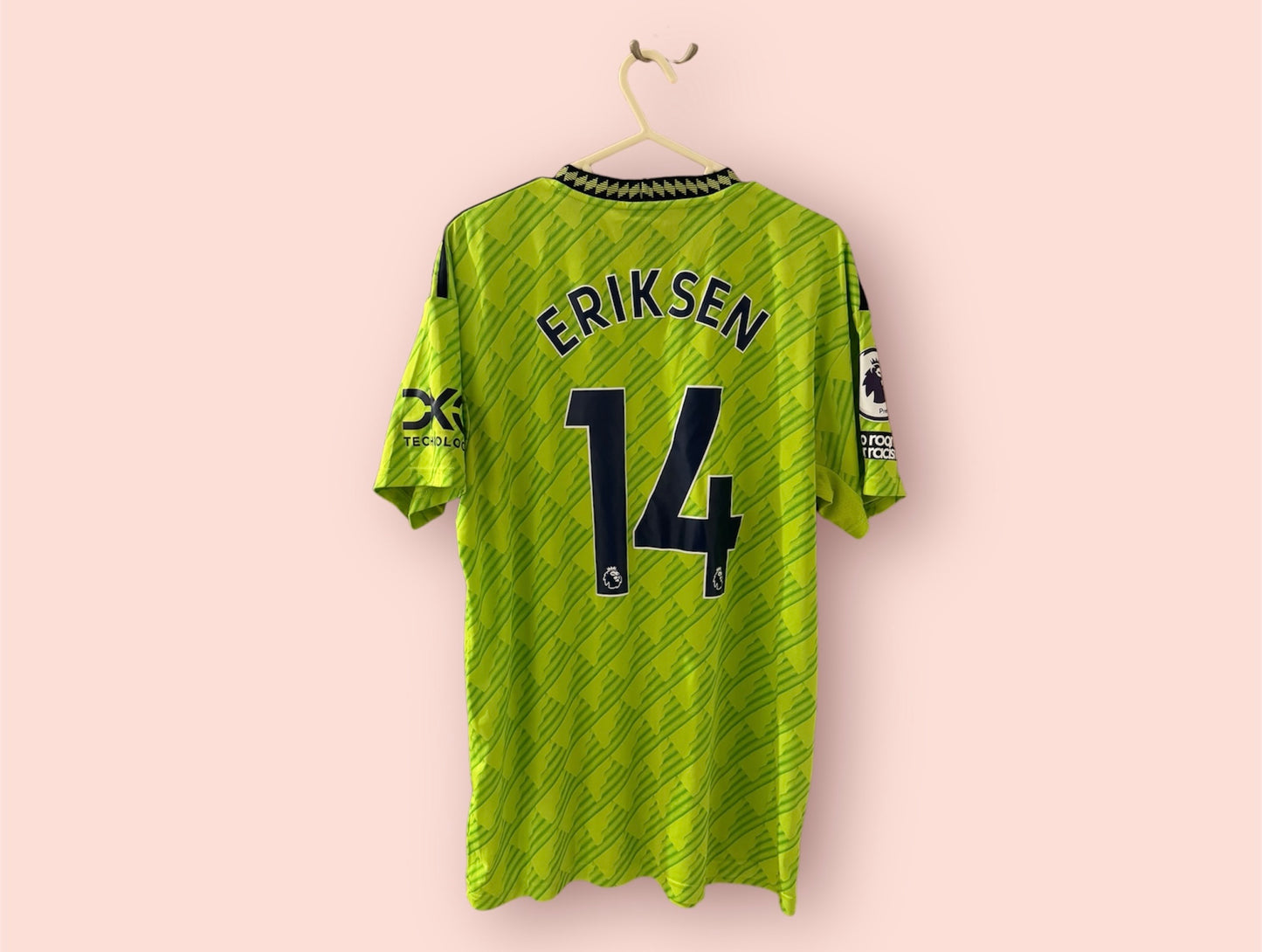 Manchester United Football Shirt - 2022 / 2023 - Third - Large - #14 Eriksen