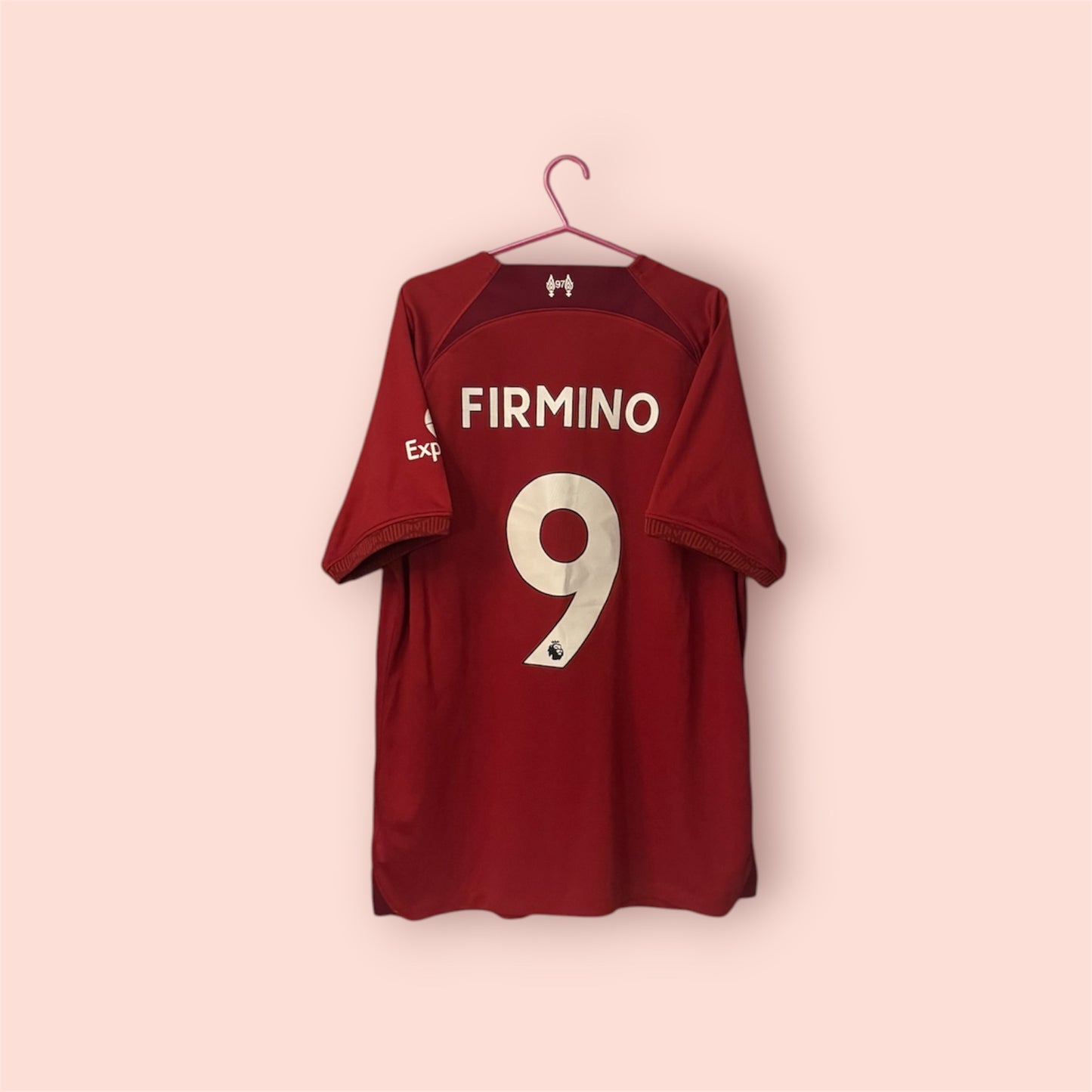 Liverpool Football Shirt - 2022 / 2023 - Home - Large - #9 Roberto Firmino