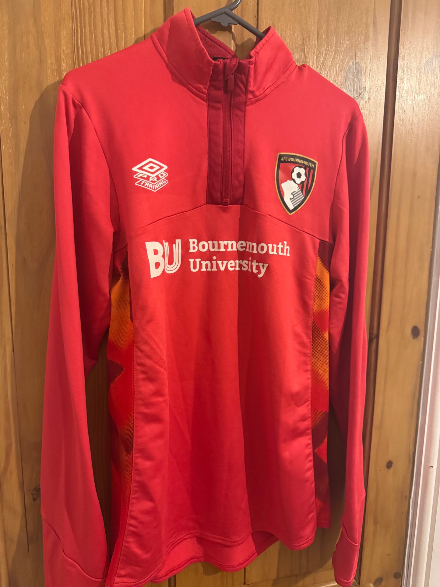 AFC Bournemouth Football Shirt - 2022 / 2023 / 2024 - 1/4 Zip Training Top - Small