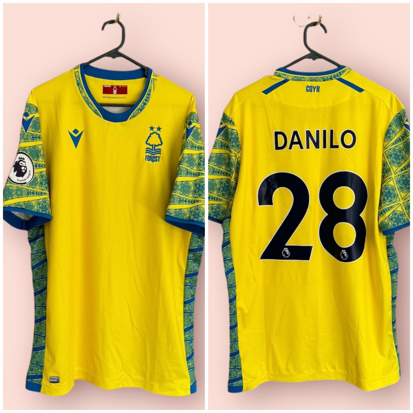 Nottingham Forest Football Shirt - 2022 / 2023 - Away - XL - #28 Danilo