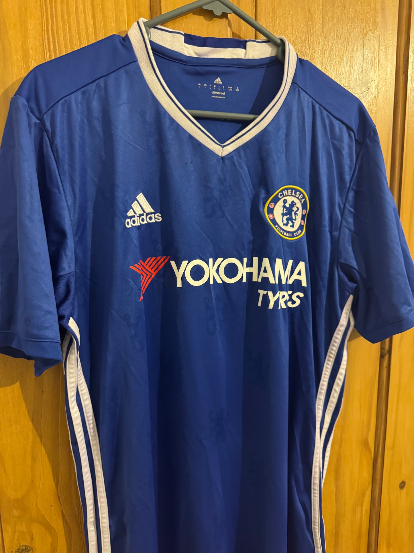 Chelsea Football Shirt - 2016 / 2017 - Home - Large - #10 Eden Hazard
