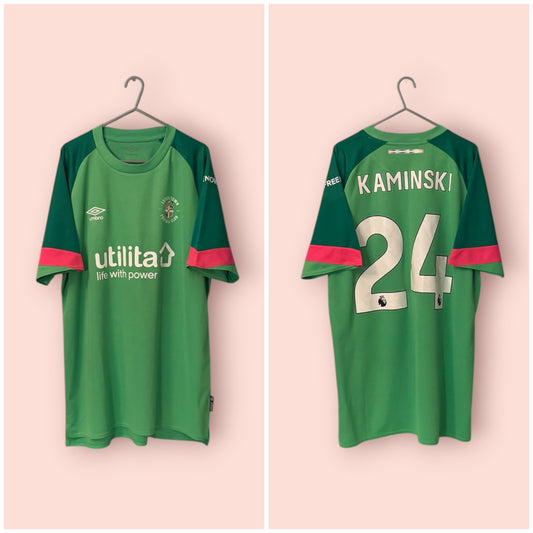 Luton Town Football Shirt - 2023 / 2024 - Home - GK Goalkeeper - XL - #24 Kaminski