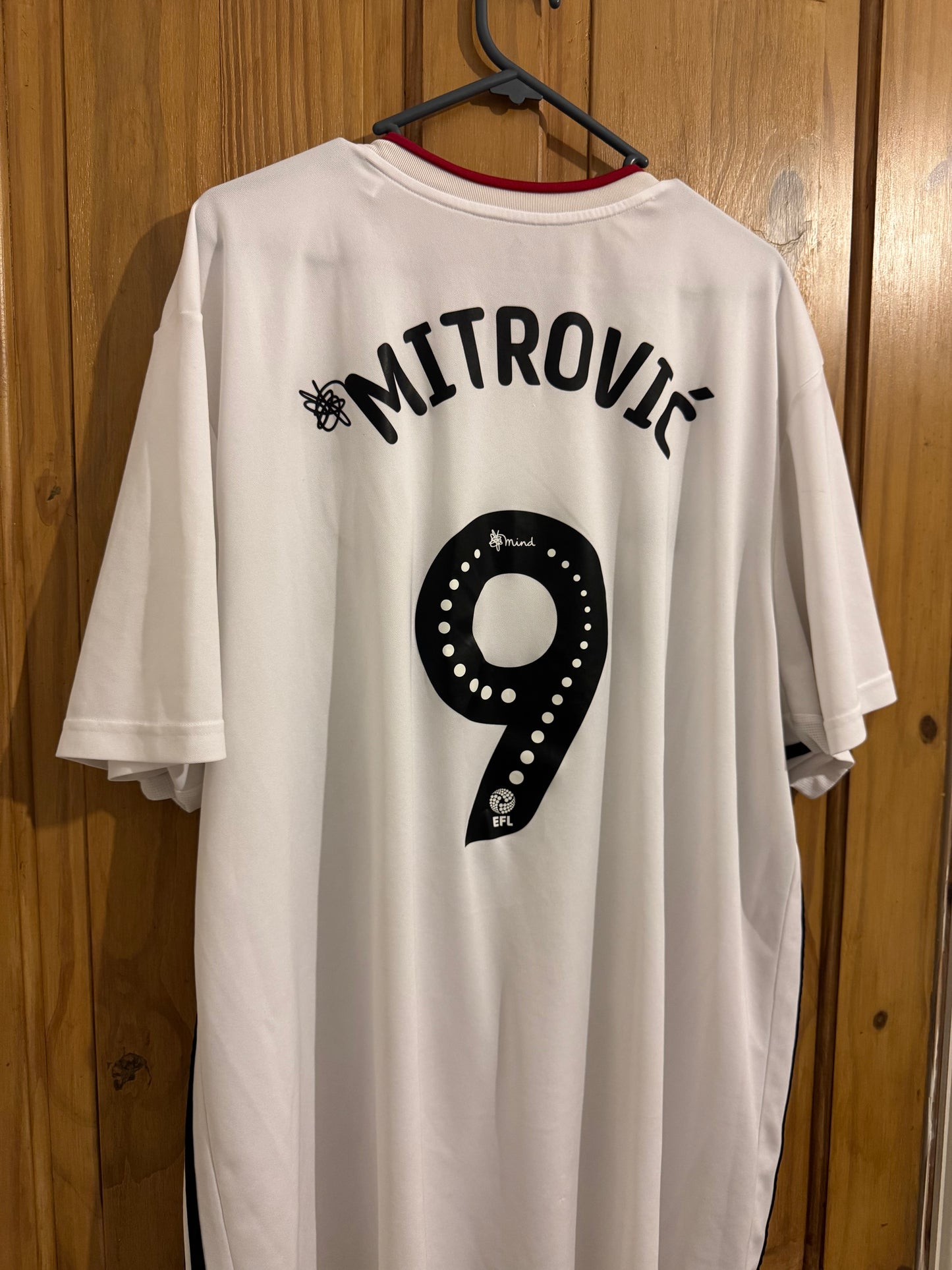 Fulham Football Shirt - 2019 / 2020 - Home - XXXL - #9 Mitrovic