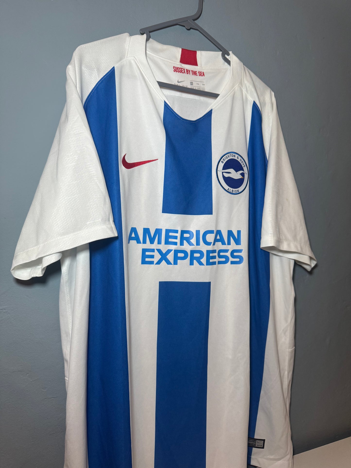 Brighton & Hove Albion Football Shirt - 2018 / 2019 - Home - XXL