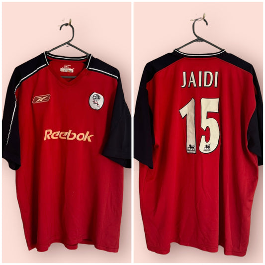 Bolton Wanderers Football Shirt - 2003 / 2004 - Away - XXL - #15 Rahdi Jaidi