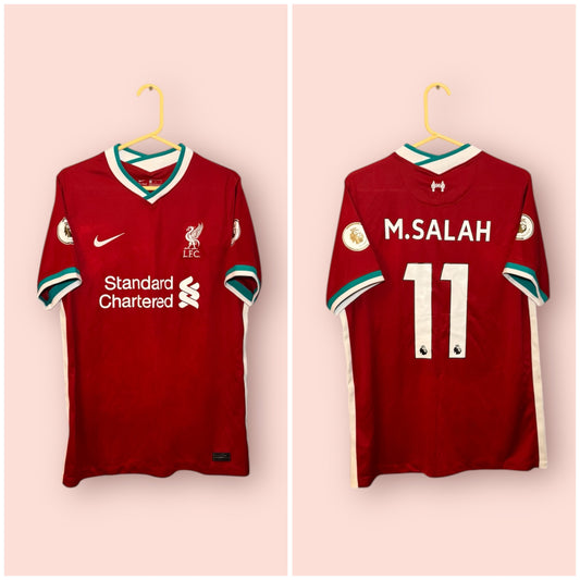 Liverpool Football Shirt - 2020 / 2021 - Home - Large - #11 Salah