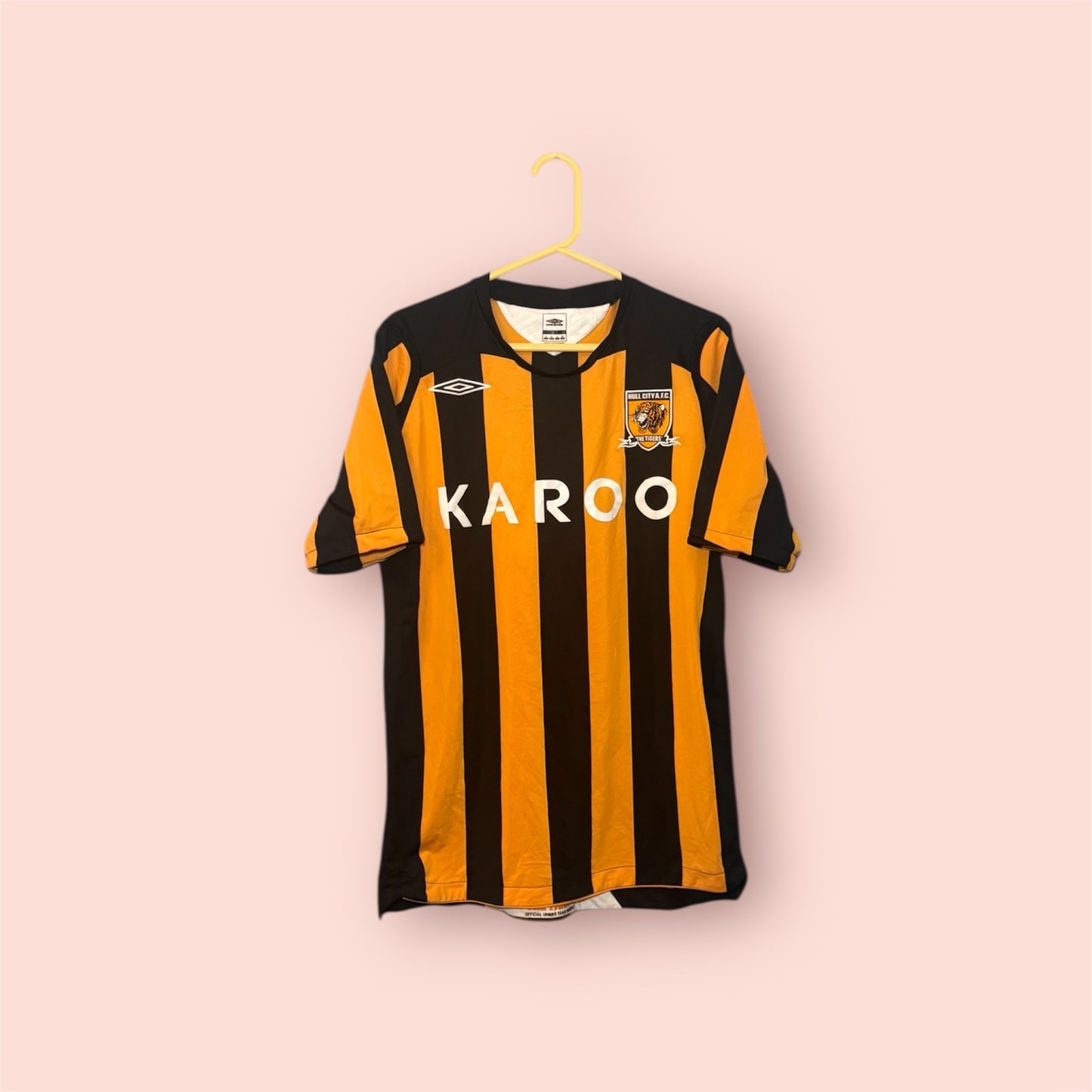 Hull City Football Shirt - 2008 / 2009 - Home - Large
