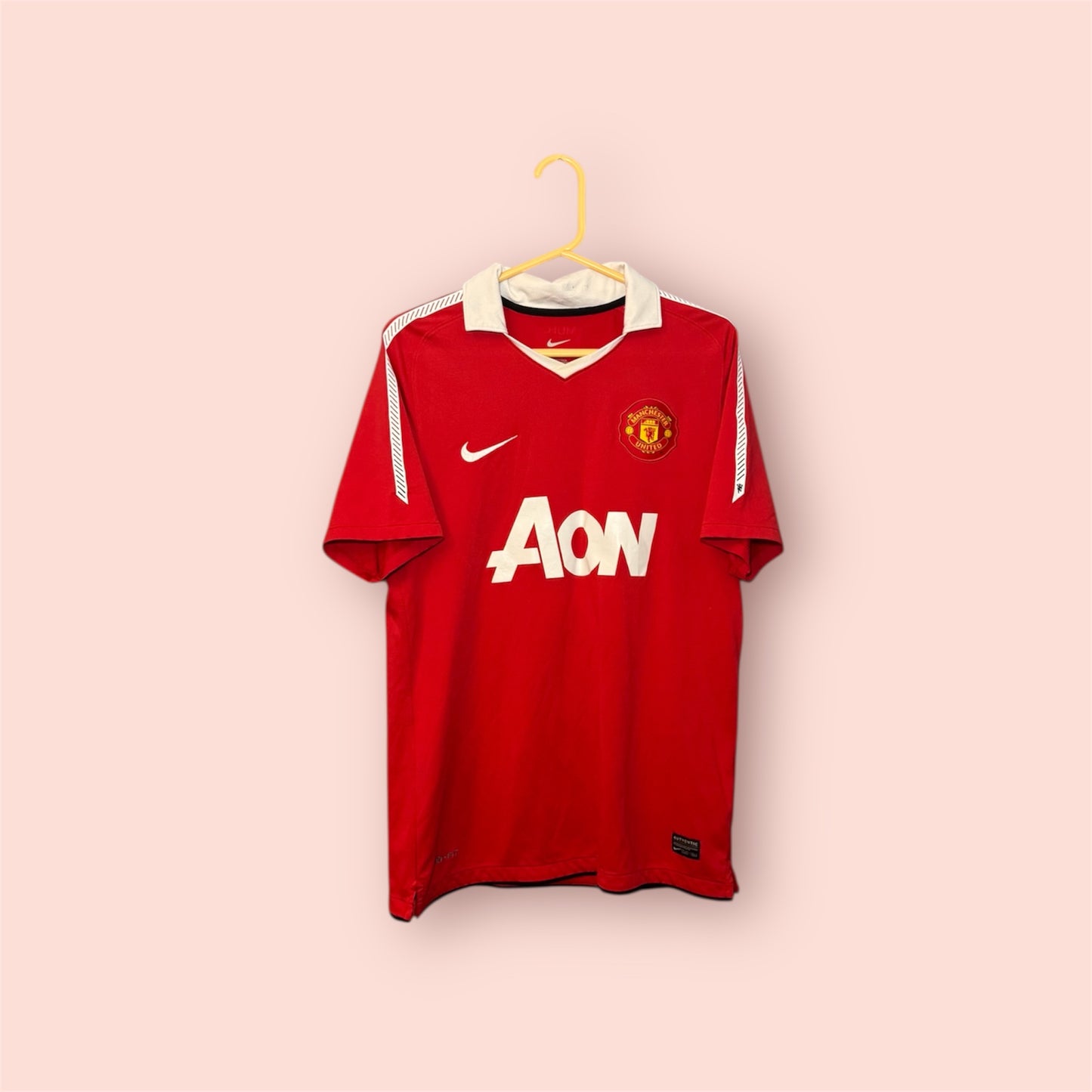 Manchester United Football Shirt - 2010 / 2011 - Home - Medium - #18 Scholes