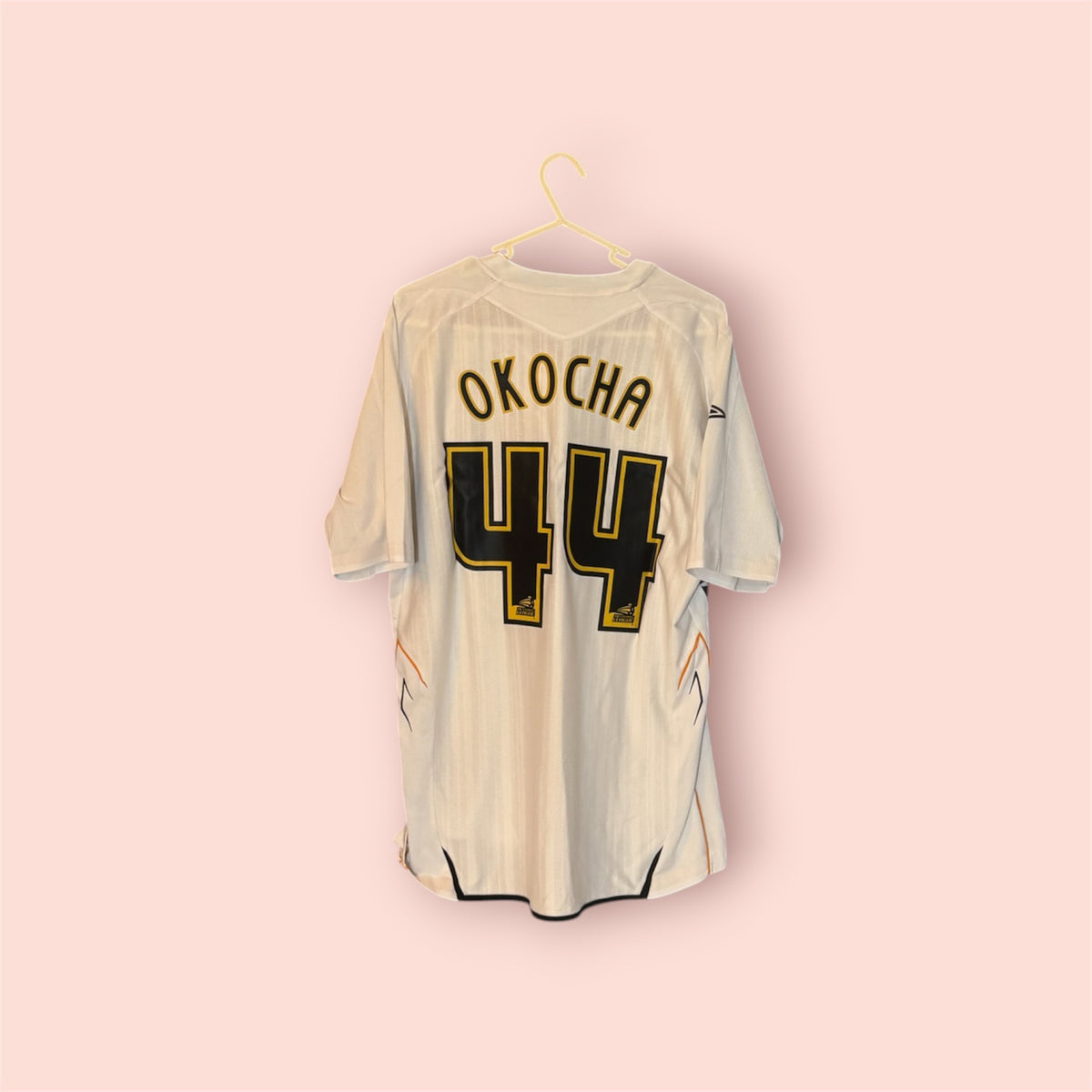 Hull City A.F.C. Football Shirt - 2007 / 2008 - Away - Large - #10 Jay Jay Okocha - Rare
