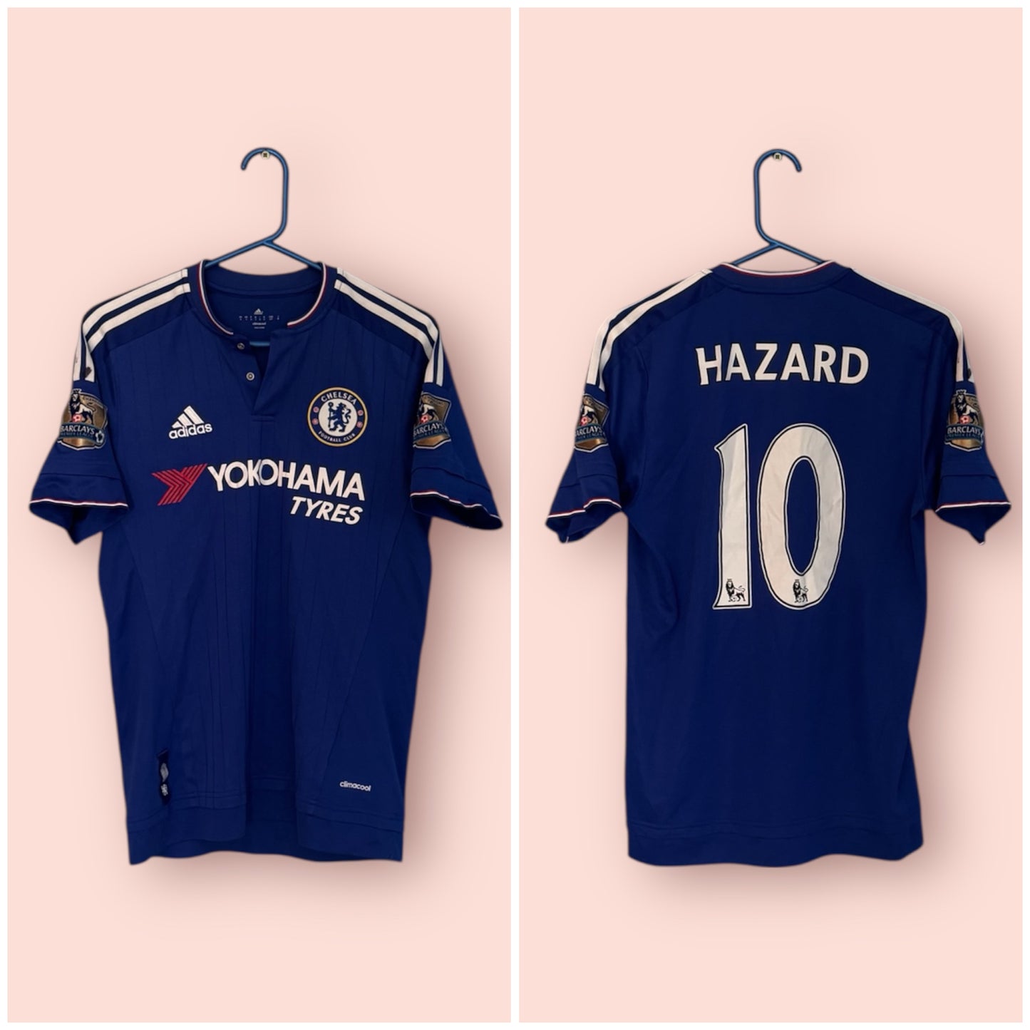 Chelsea Football Shirt - 2015 / 2016 - Home - Small - #10 Eden Hazard