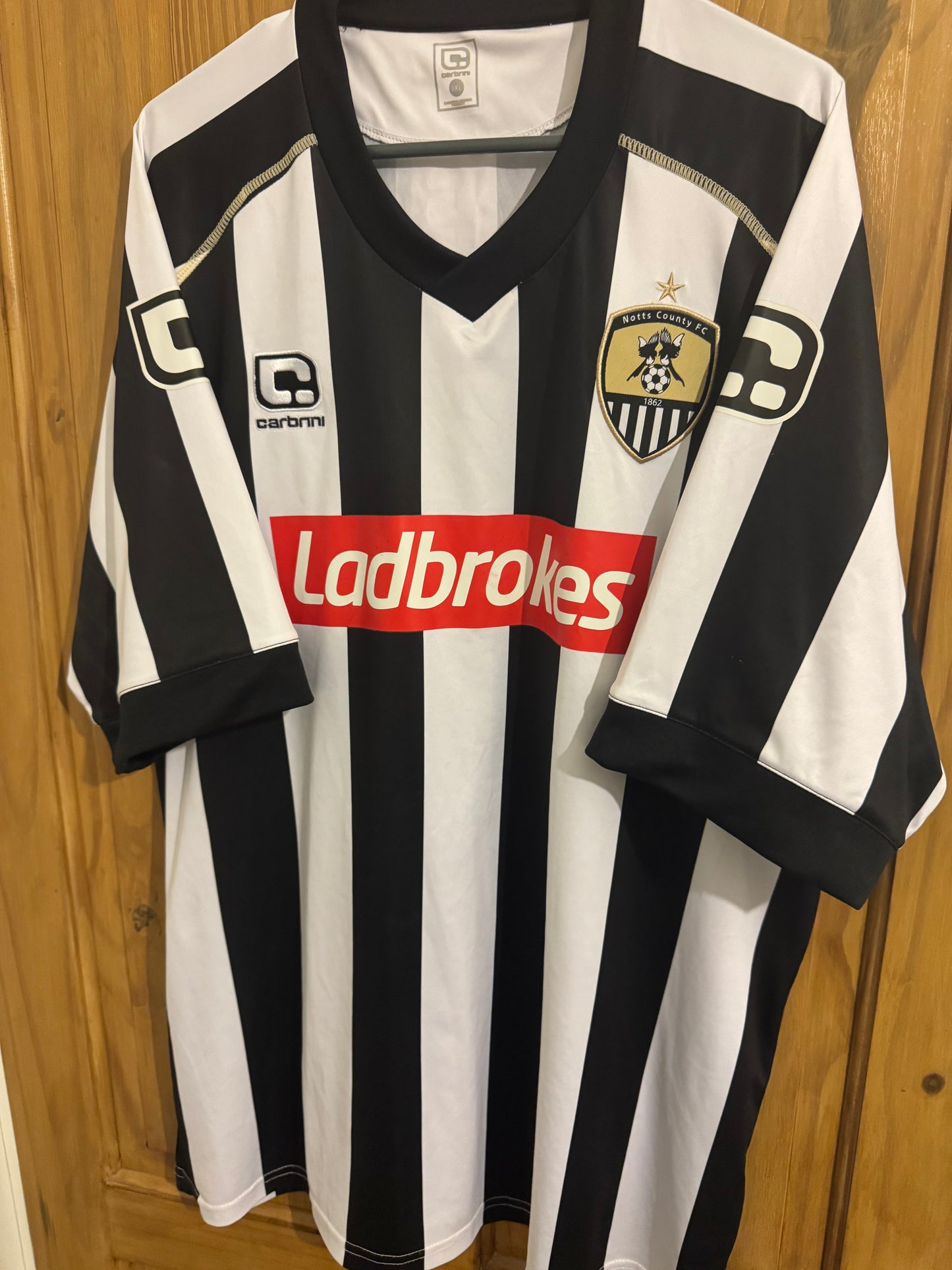 Notts County Football Shirt - 2016 / 2017 - Home - 3XL - #9 Shola Ameobi