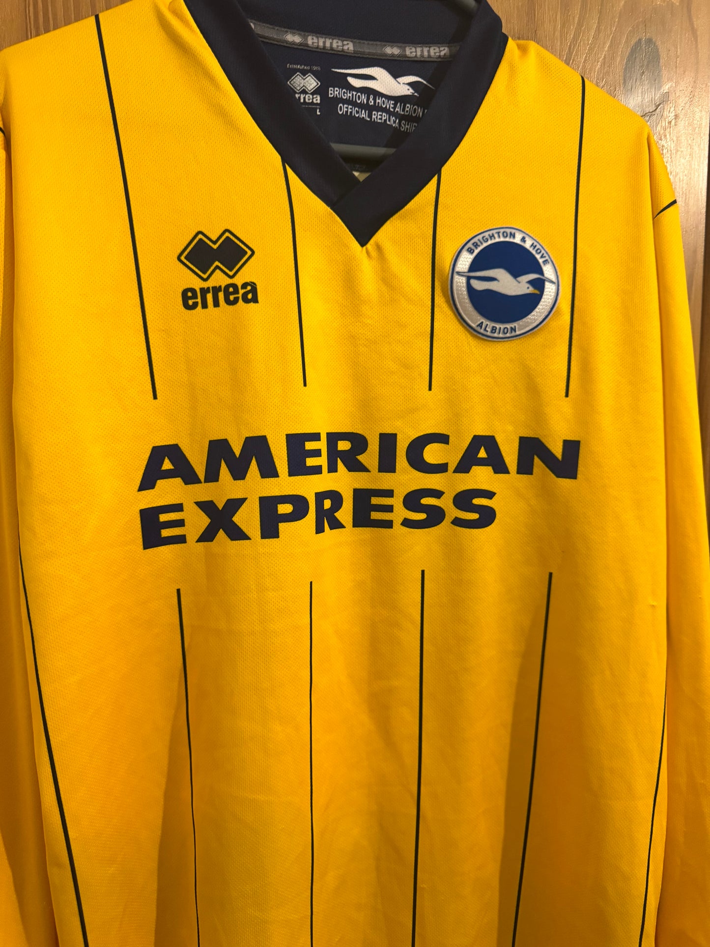 Brighton & Hove Albion Football Shirt - 2013 / 2014 - Away - Long Sleeves - Rare