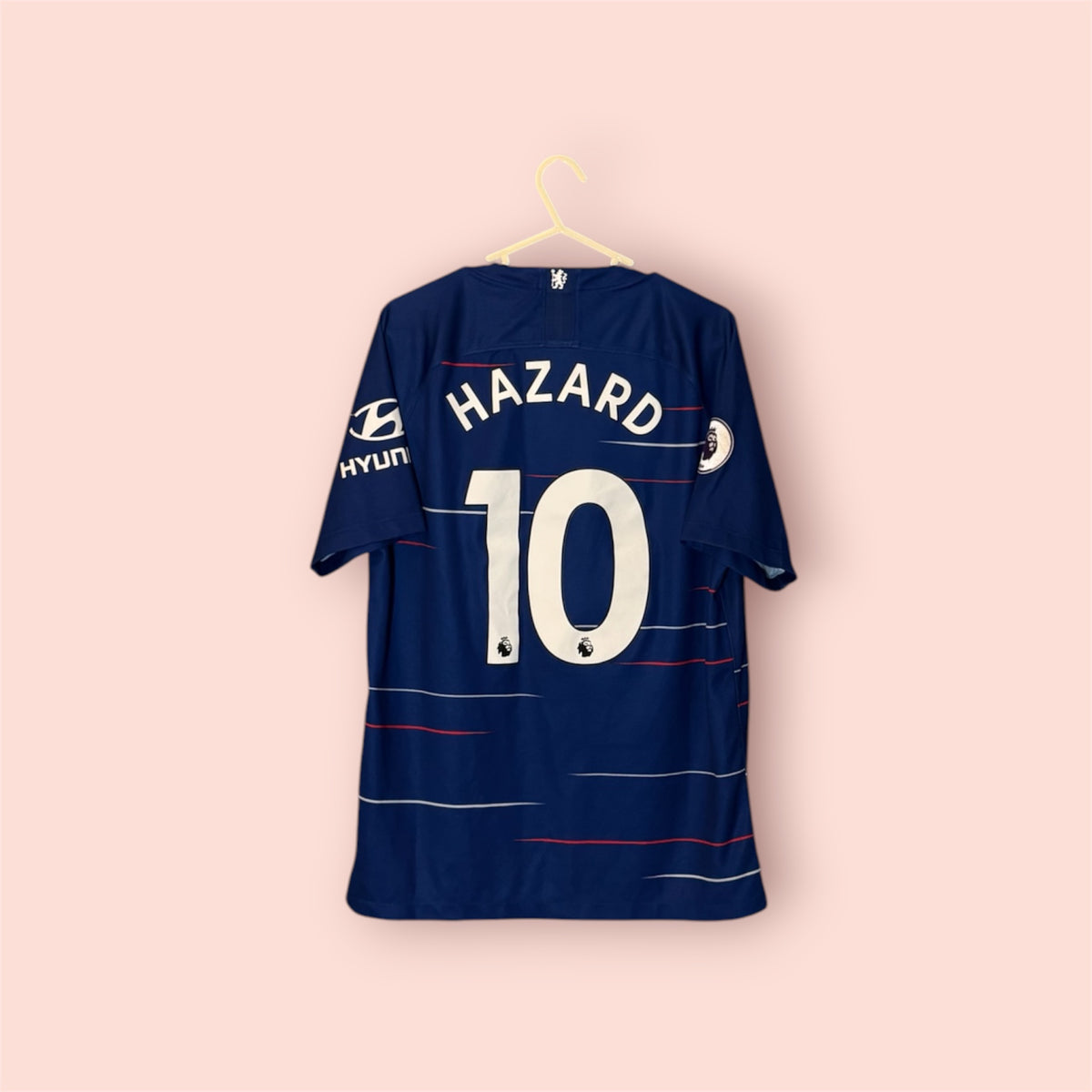 Chelsea Football Shirt - 2018 / 2019 - Home - Large - #10 Eden Hazard