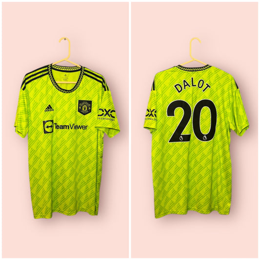 Manchester United Football Shirt - 2022 / 2023 - Third - XL - #20 Diogo Dalot