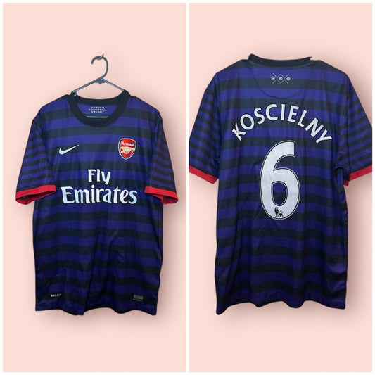 Arsenal Football Shirt - 2012 / 2013 - Away - Large - #6 Koscielny