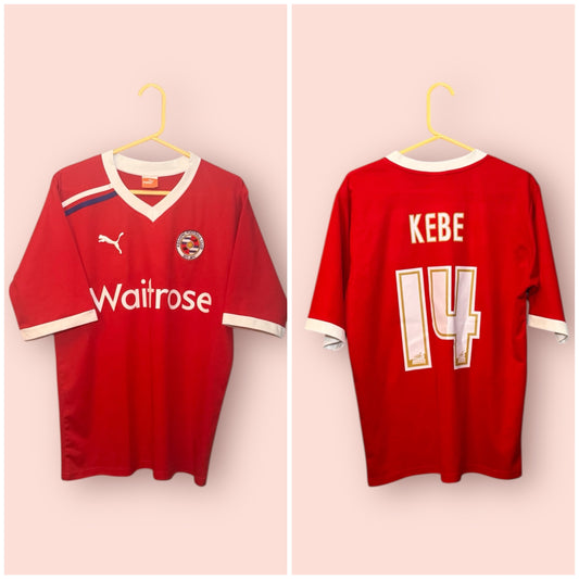 Reading Football Shirt - 2011 / 2012 - Away - Large - #14 Kebe