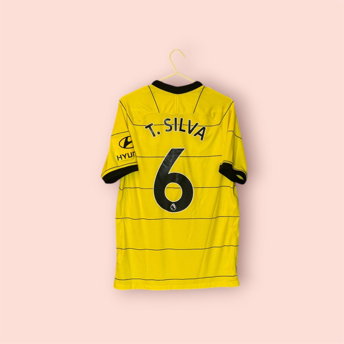 Chelsea Football Shirt - 2021 / 2022 - Away - Medium - #6 Thiago Silva
